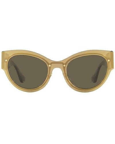 Versace Cat Eye Frame Sunglasses - Yellow