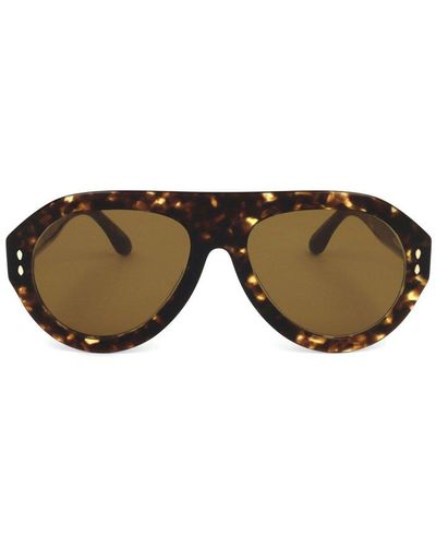 Isabel Marant Round-frame Sunglasses - Multicolour