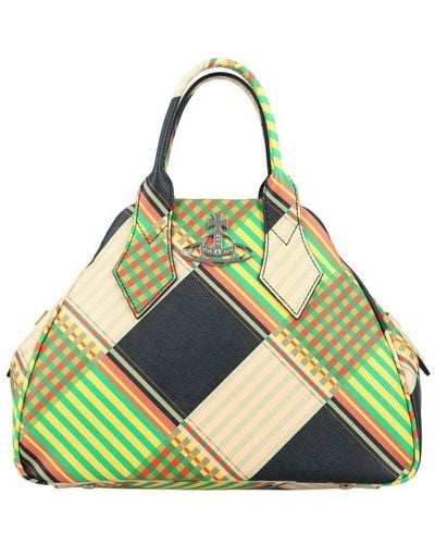 Vivienne Westwood Yasmine Medium Top Handle Bag - Green