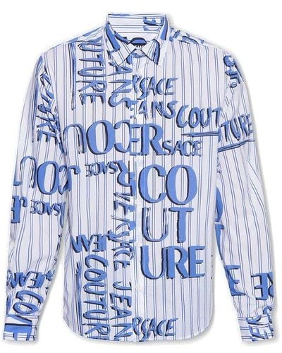 Versace Patterned Shirt - Blue