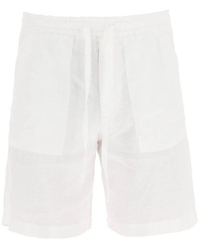 Zegna Casual Linen Shorts - Multicolor
