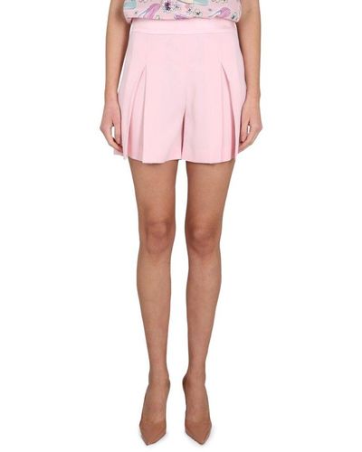 Boutique Moschino Pleated Shorts - Pink