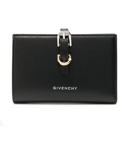 Givenchy Voyou Leather Bifold Wallet - Black