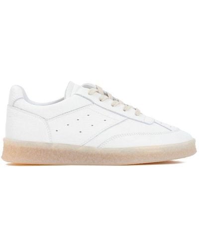 MM6 by Maison Martin Margiela Lace-up Low-top Trainers - White