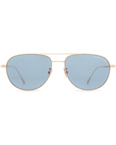 Cutler and Gross Aviator Sunglasses - Blue