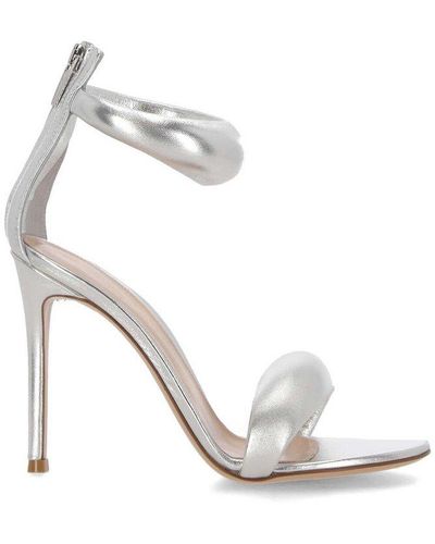 Gianvito Rossi Bijoux Ankle-strapped Sandals - White