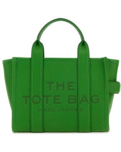 Marc Jacobs Logo Embossed Mini Tote Bag - Green