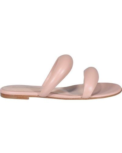 Gianvito Rossi Double Strap Slip-on Sandals - Pink