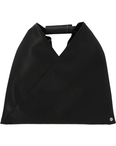 MM6 by Maison Martin Margiela Japanese V-top Handle Bag - Black