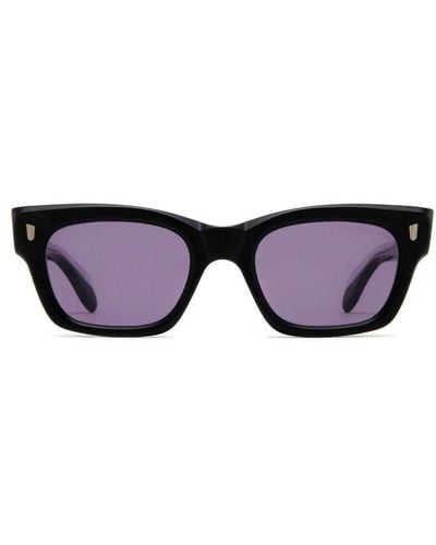 Cutler and Gross 1391 Rectangular Frame Sunglasses - Purple