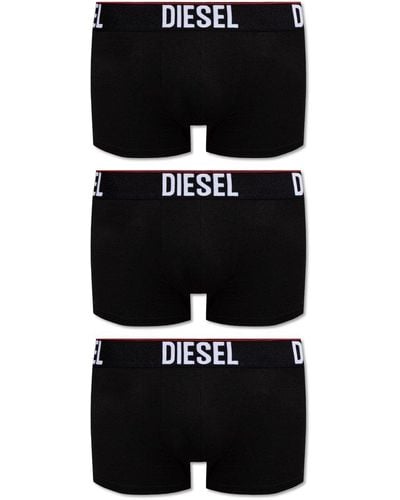 DIESEL 'umbx-damienthreepack' Boxers 3-pack, - Black