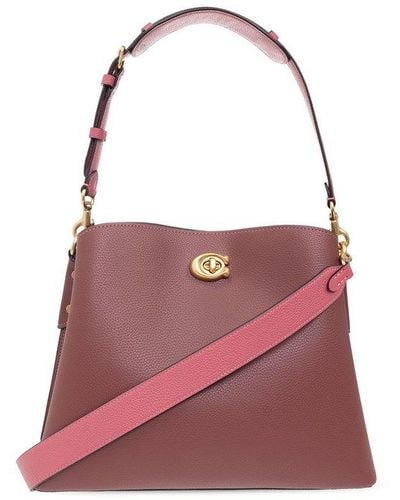 COACH 'willow' Shoulder Bag - Red