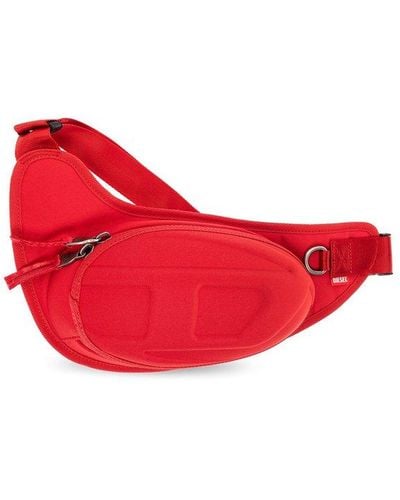 DIESEL '1dr-pod' Belt Bag in Red for Men