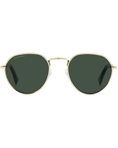 DSquared² Round Frame Sunglasses - Green