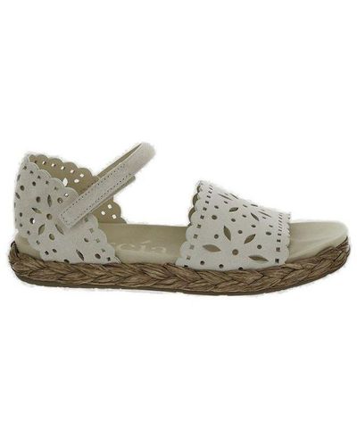 Pedro Garcia Jema Ankle Strapped Sandals - White