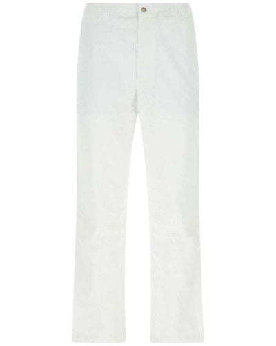 Polo Ralph Lauren Elasticated Waist Tailored Trousers - White