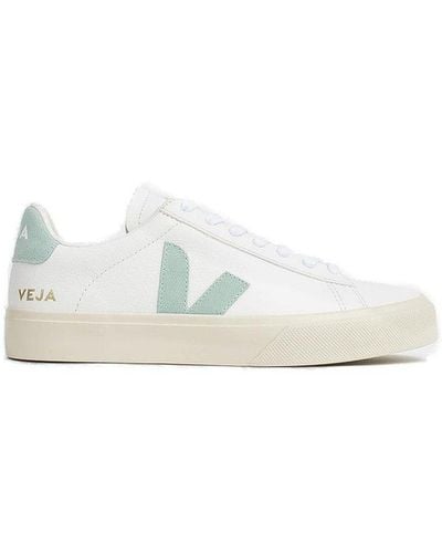 Veja Campo Lace-up Trainers - White