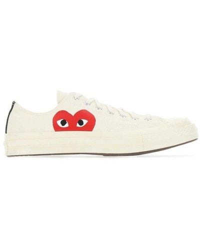 COMME DES GARÇONS PLAY X Converse Chuck 70 Ox Lace-up Sneakers - Pink