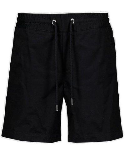 Moncler Mid Rise Drawstring Shorts - Black