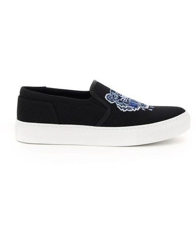 KENZO K-skate Slip-on Sneakers - White