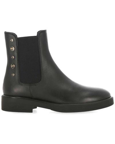 Borbonese Slip-on Chelsea Boots - Black