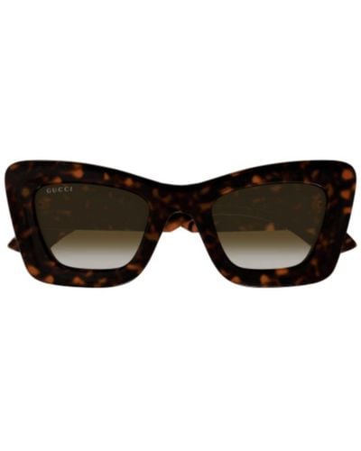 Gucci Cat-eye Sunglasses - Brown