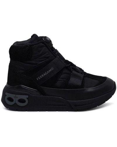 Ferragamo High-top Sneakers - Black