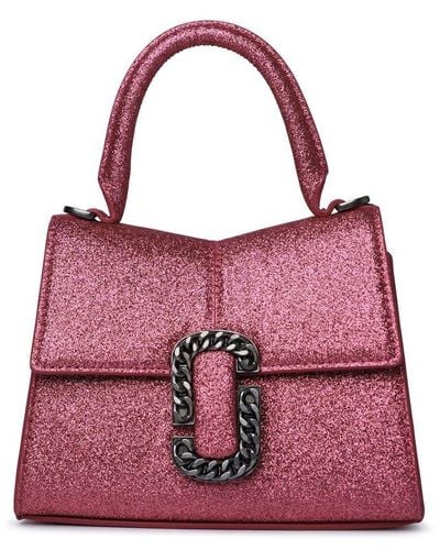 Marc Jacobs The Galactic Glitter St. Marc Mini Top Handle Bag - Pink
