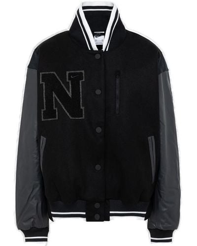 Nike College Jacket Fz5733-010 - Black