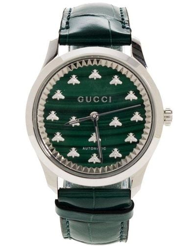 Gucci 'g-timeless' Watch, - Green