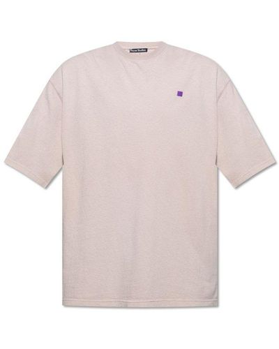 Acne Studios T-shirt With Logo - Pink