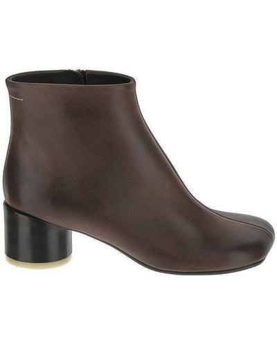 MM6 by Maison Martin Margiela Anatomic Ankle Boots - Brown