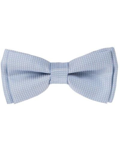 Paul Smith Silk Bow Tie, - Blue