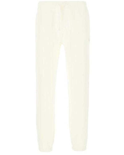 Polo Ralph Lauren Pony Embroidered Drawstring Track Trousers - White