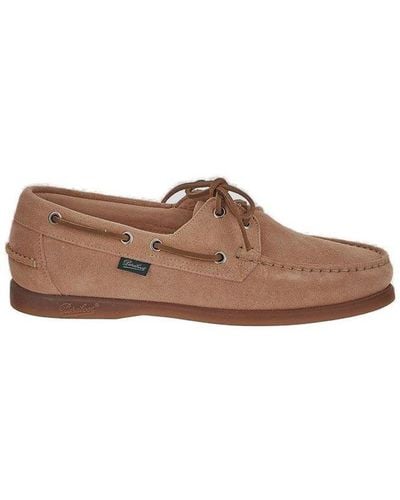 Paraboot Round Toe Lace-up Shoes - Brown