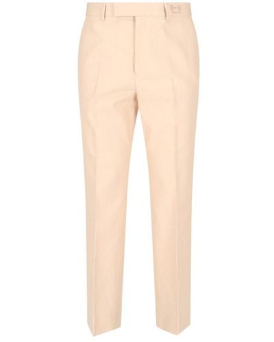Gucci Straight Tailored Trousers - Natural