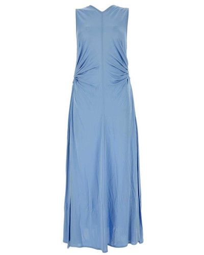 Bottega Veneta Sleeveless Dress, - Blue