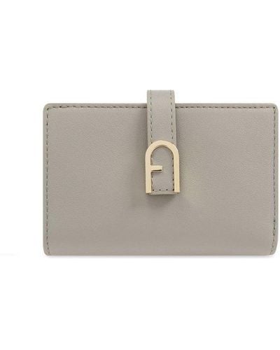 Furla Leather Wallet, - Grey