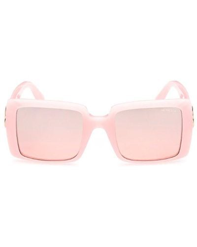 Moncler Round Frame Sunglasses - Pink
