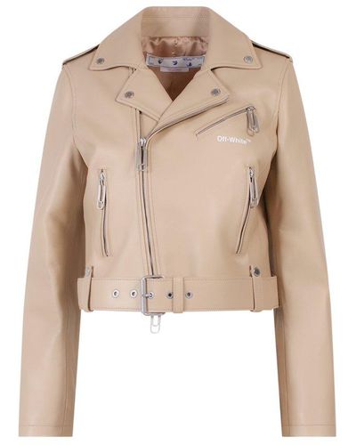 Off White c/o Virgil Abloh Leather jackets for Women   Online Sale