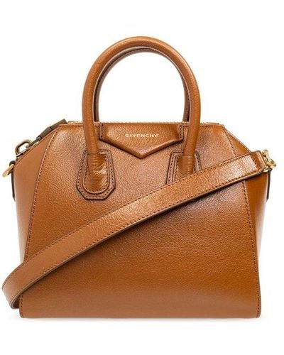 Givenchy Antigona Mini Top Handle Bag - Brown