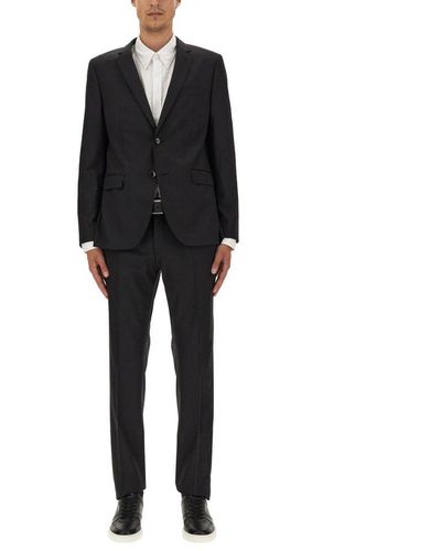 BOSS Single-breasted Two Piece Suit - Black