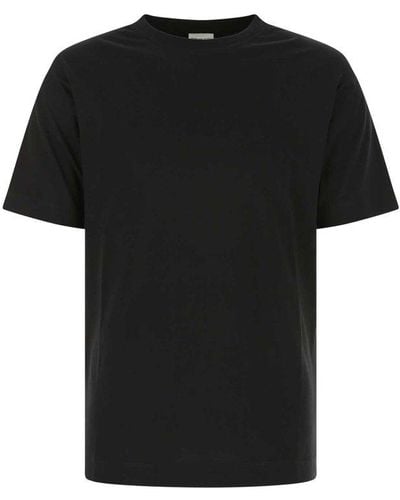 Dries Van Noten Black Cotton T-shirt