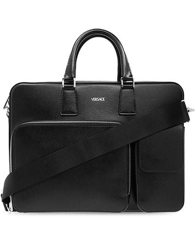 Versace Document Bag - Black