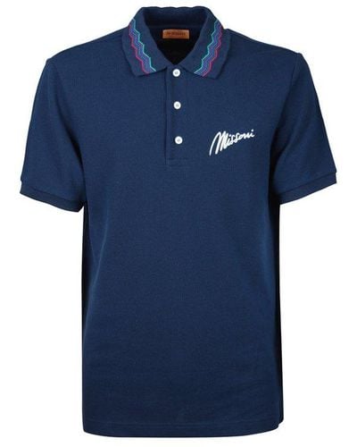 Missoni Polo Shirt - Blue