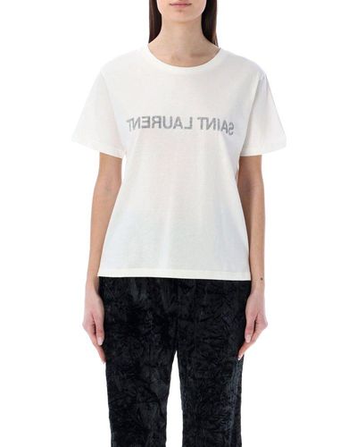 sommer damp dekorere Saint Laurent T-shirts for Women | Online Sale up to 61% off | Lyst