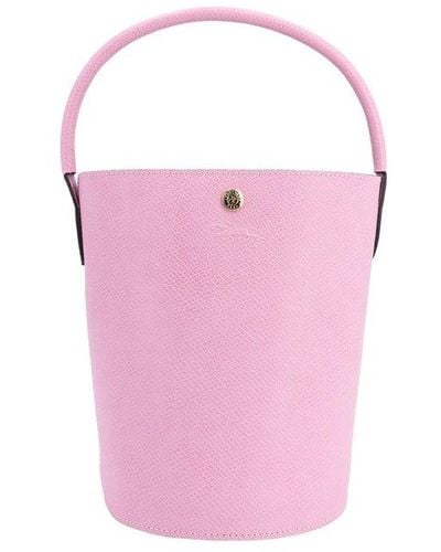 Longchamp Nylon Bucket Bag - Grey Bucket Bags, Handbags - WL866168