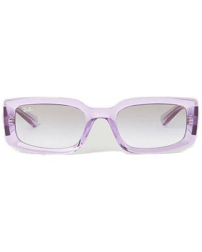Ray-Ban Kiliane Rectangular Frame Sunglasses - White