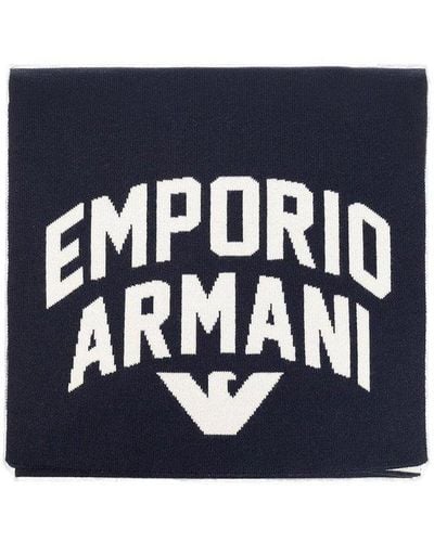 Emporio Armani Scarves and mufflers for Men | Online Sale up to 84% off ...