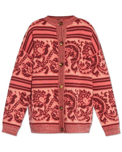 Etro Cardigan With Buttons, - Red